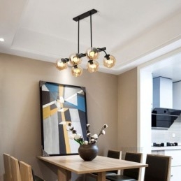 Designer Touch Decorative Magic Bean Pendant Light Glass Globe Lighting