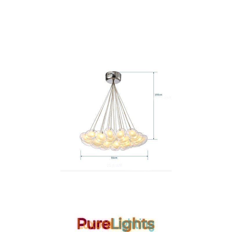 Designer Touch Decorative Chandelier 22 Lights G4 Retrofit Modern Contemporary