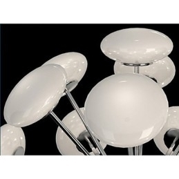 Designer Touch Decorative ModernYestaurant Lamp Simple Circular Glass art Pendant Lamp European Style