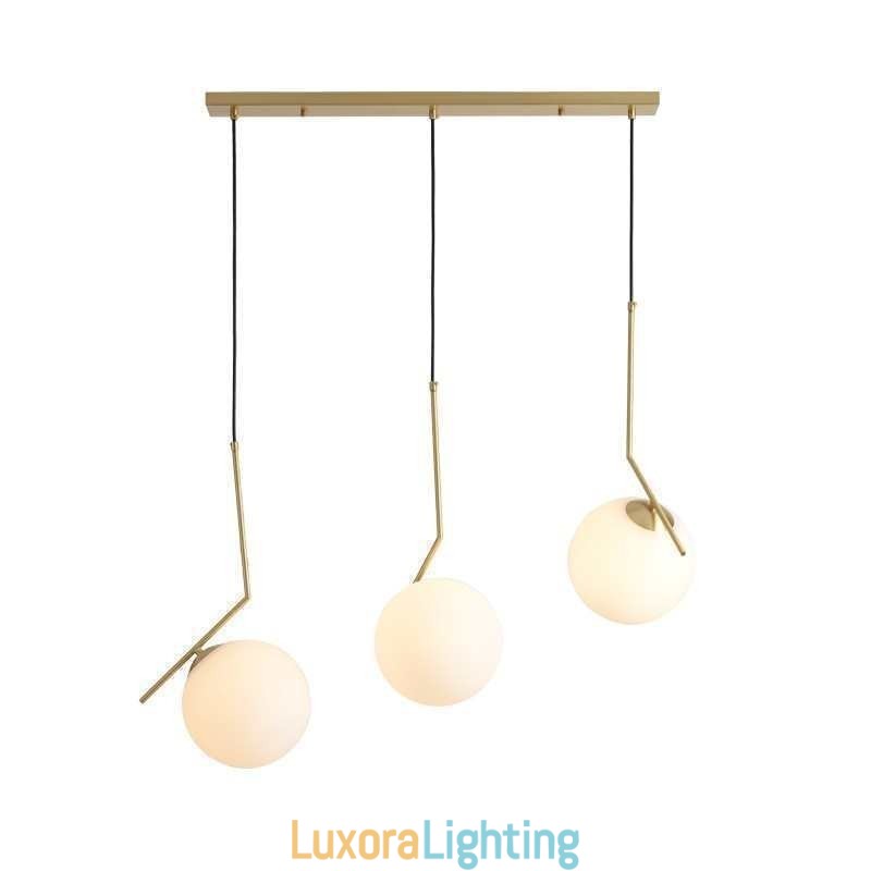 Designer Touch Decorative Glass Ball Light Fixture Island