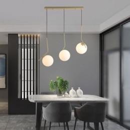 Designer Touch Decorative Glass Ball Light Fixture Island