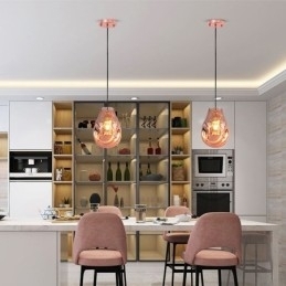 Designer Touch Decorative Colorful Pendant Light Soap Bubble Glass Ceiling Light Island Lamp