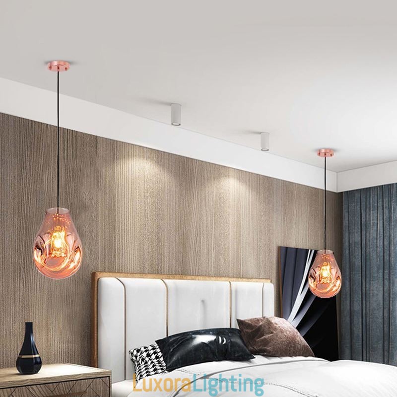 Designer Touch Decorative Colorful Pendant Light Soap Bubble Glass Ceiling Light Island Lamp