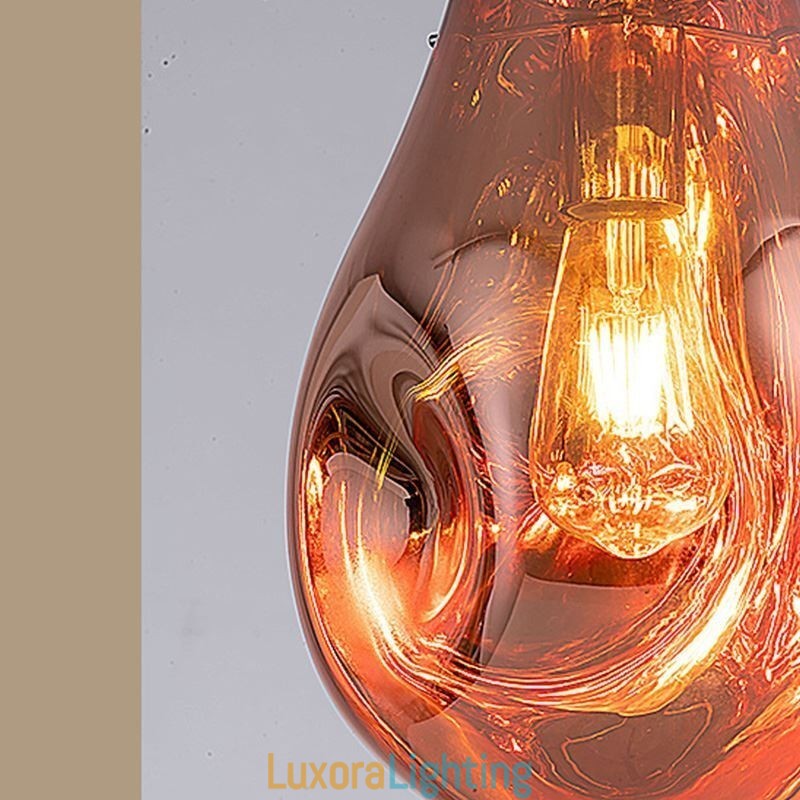 Designer Touch Decorative Colorful Pendant Light Soap Bubble Glass Ceiling Light Island Lamp