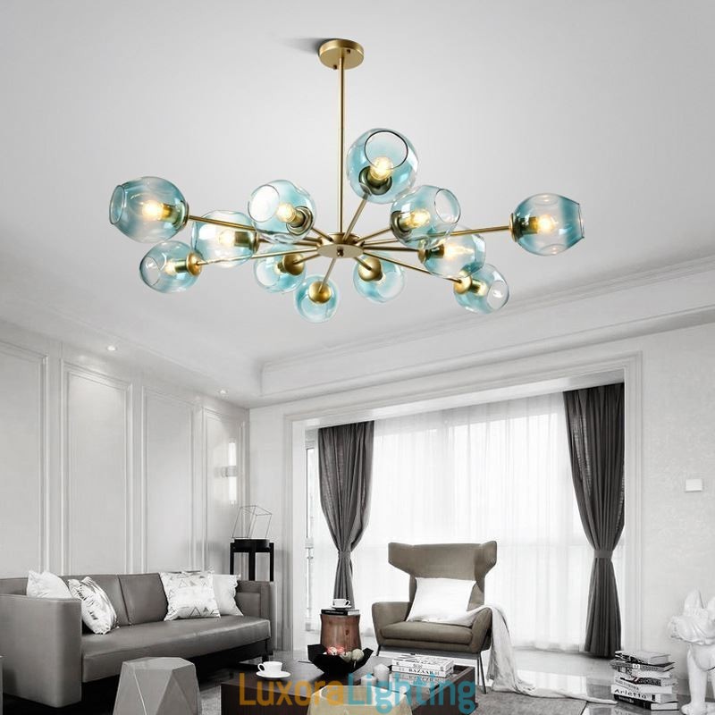Designer Touch Decorative Nordic Glass Pendant Light Magic Bean Shape Lamp Chandelier Lighting