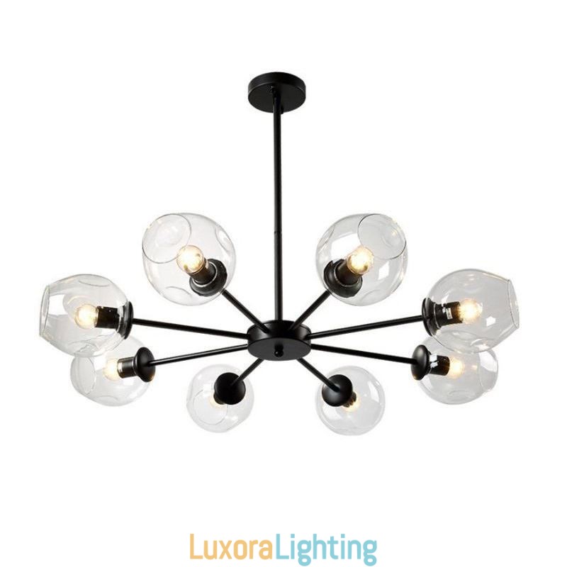 Designer Touch Decorative Nordic Glass Pendant Light Magic Bean Shape Lamp Chandelier Lighting