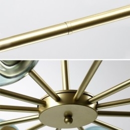 Designer Touch Decorative Nordic Glass Pendant Light Magic Bean Shape Lamp Chandelier Lighting