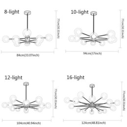 Designer Touch Decorative Nordic Glass Pendant Light Milky White Round Lamp Chandelier Lighting