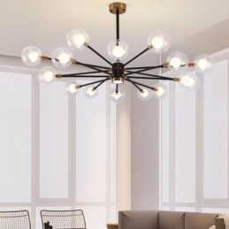 Designer Touch Decorative Nordic Glass Pendant Light Milky White Round Lamp Chandelier Lighting