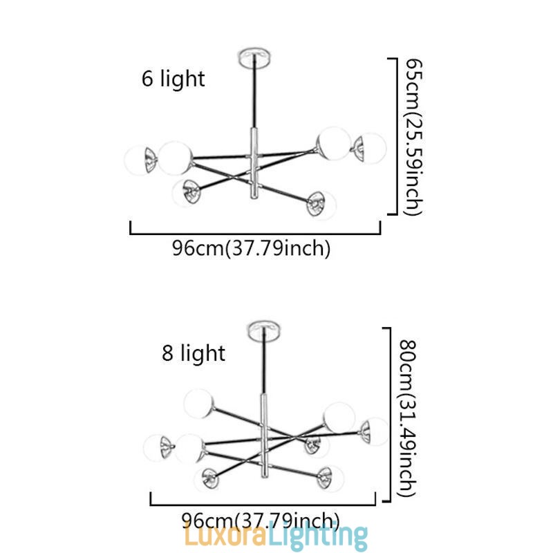 Designer Touch Decorative Nordic Glass Pendant Light Magic Bean Shape Chandelier Lighting Lamp