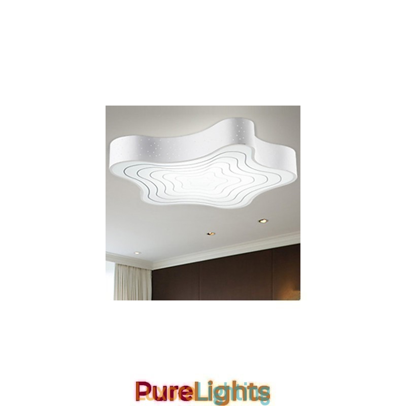 Designer Touch Decorative Modern Contemporary Painting Metal Flush Mount