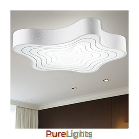 Designer Touch Decorative Modern Contemporary Painting Metal Flush Mount