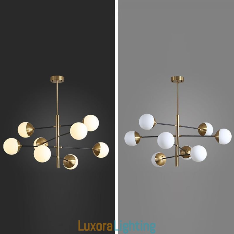 Designer Touch Decorative Nordic Glass Pendant Light Magic Bean Shape Chandelier Lighting Lamp