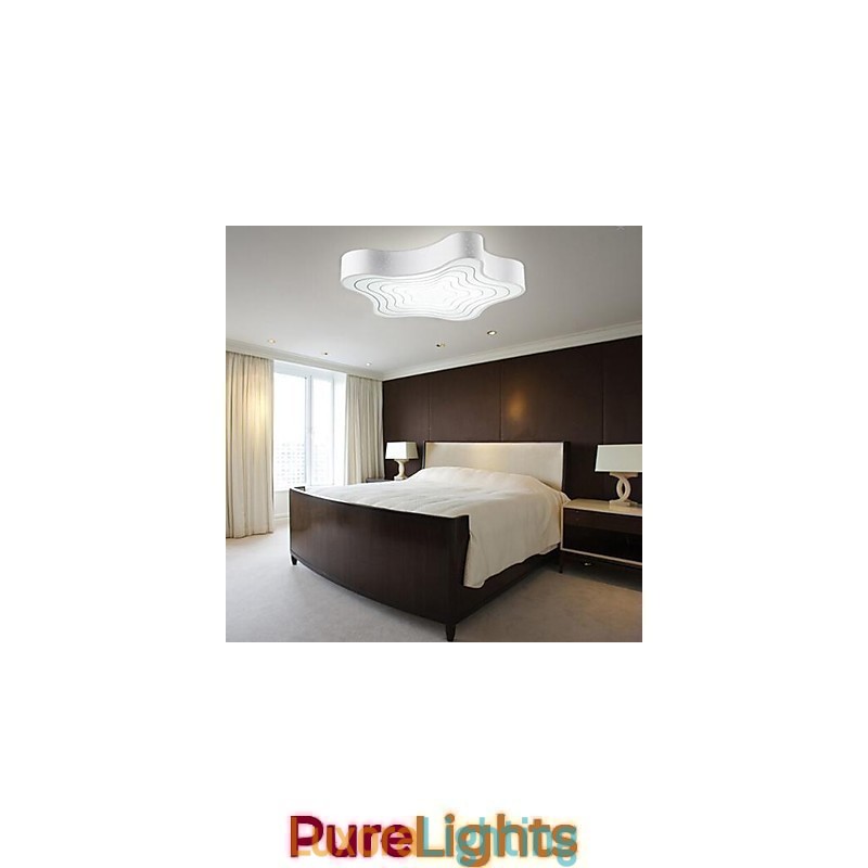 Designer Touch Decorative Modern Contemporary Painting Metal Flush Mount