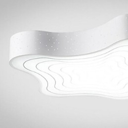 Designer Touch Decorative Modern Contemporary Painting Metal Flush Mount