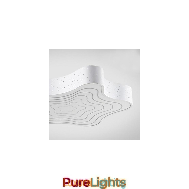 Designer Touch Decorative Modern Contemporary Painting Metal Flush Mount