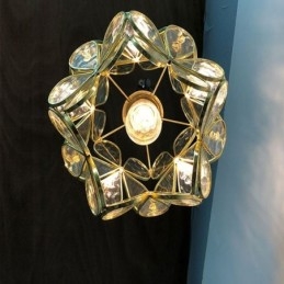 Designer Touch Decorative Nordic Creative Pendant Light Glass Home Lighting Petal Shape Lamp Bedside Lamp