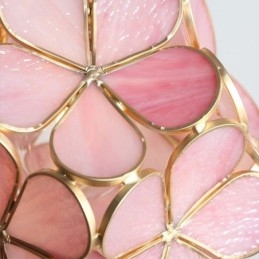 Designer Touch Decorative Nordic Creative Pendant Light Glass Home Lighting Petal Shape Lamp Bedside Lamp