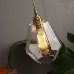 Designer Touch Decorative Nordic Retro Pendant Light Brass Glass Home Lighting Tower Shape Lamp Lamp
