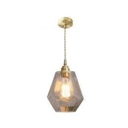 Designer Touch Decorative Nordic Retro Pendant Light Brass Glass Home Lighting Tower Shape Lamp Lamp