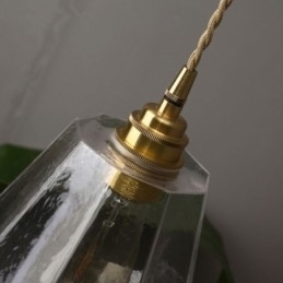 Designer Touch Decorative Nordic Retro Pendant Light Brass Glass Home Lighting Tower Shape Lamp Lamp