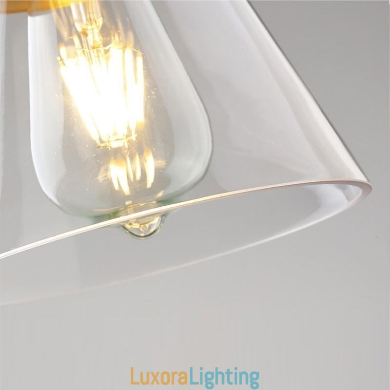 Designer Touch Decorative Nordic Retro Pendant Light Glass Shade Home Lighting Brass Holder Lamp Light