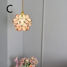 Designer Touch Decorative Nordic Creative Pendant Light Glass Home Lighting Petal Shape Lamp Lamp