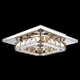 Designer Touch Decorative Modern Contemporary Electroplated Metal Flush Mount