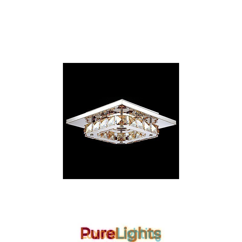 Designer Touch Decorative Modern Contemporary Electroplated Metal Flush Mount