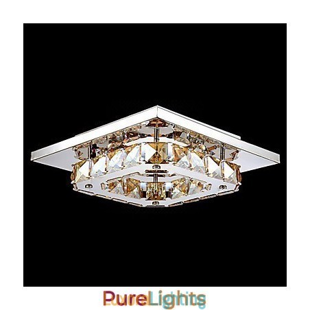 Designer Touch Decorative Modern Contemporary Electroplated Metal Flush Mount