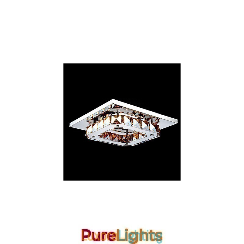 Designer Touch Decorative Modern Contemporary Electroplated Metal Flush Mount