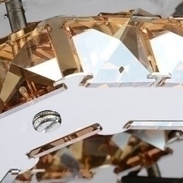 Designer Touch Decorative Modern Contemporary Electroplated Metal Flush Mount