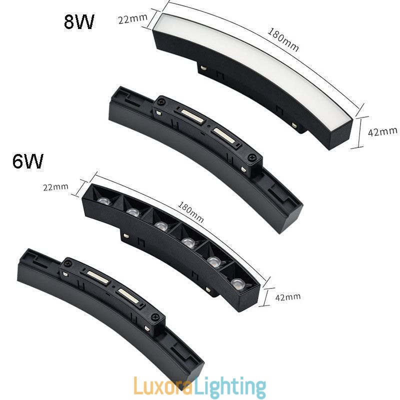 Designer Touch Decorative Circular Track Light Magnetic Recessed Spotlight Light 100cm