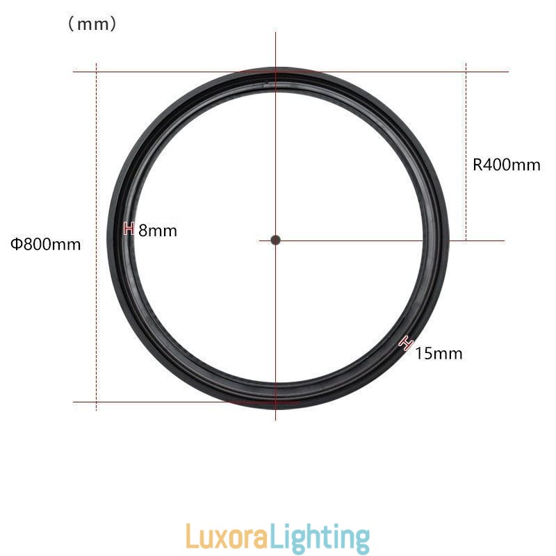 Designer Touch Decorative Circular Magnetic Track Light Recessed Spotlight Light 80cm