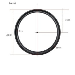 Designer Touch Decorative Circular Track Light Magnetic Recessed Spotlight Light 60cm