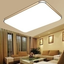 Designer Touch Decorative Flush Mounte Light Modern Aluminum Sitting Lamp Rectangle Iphone 5 Shape with Light Ajustable