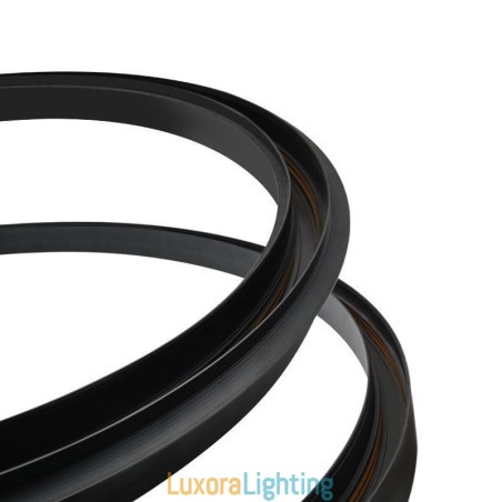 Designer Touch Decorative Recessed Track Lighting Rails Round Magnetic Aluminum Track Strips