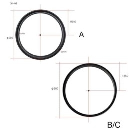 Designer Touch Decorative Recessed Track Lighting Rails Round Magnetic Aluminum Track Strips