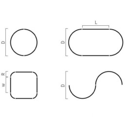 Designer Touch Decorative Recessed Track Lighting Rails Round Magnetic Aluminum Track Strips