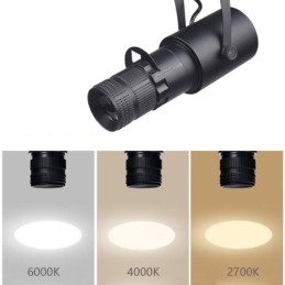 Designer Touch Decorative Spot Light Stage KTV Ceiling Spotlight 4 Levels Of Aperture Adjustment