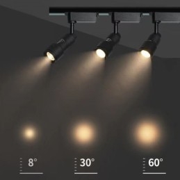 Designer Touch Decorative Track Spotlight Free Focusing Accent Lighting