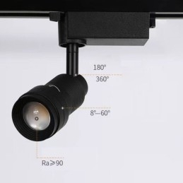 Designer Touch Decorative Track Spotlight Free Focusing Accent Lighting