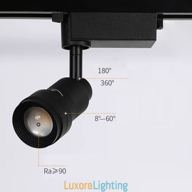 Designer Touch Decorative Track Spotlight Free Focusing Accent Lighting