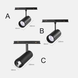 Designer Touch Decorative Magnetic Track Spotlight Recessed Spotlight Spotlight