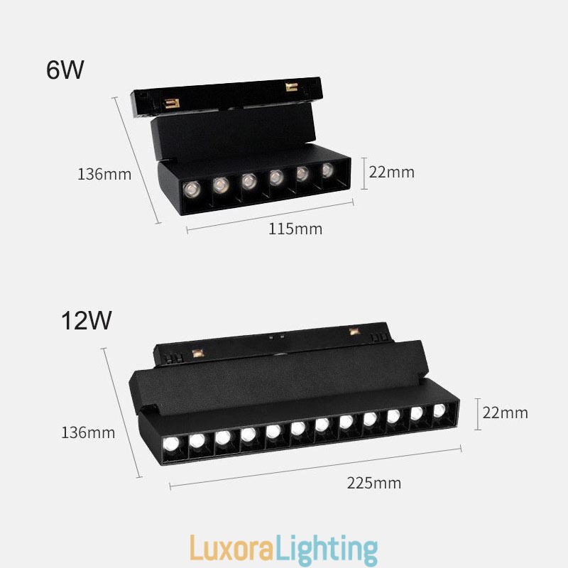 Designer Touch Decorative Recessed Track Grille Spotlight Track Strip Spotlight Magnetic Fold Grille Spotlight 36V