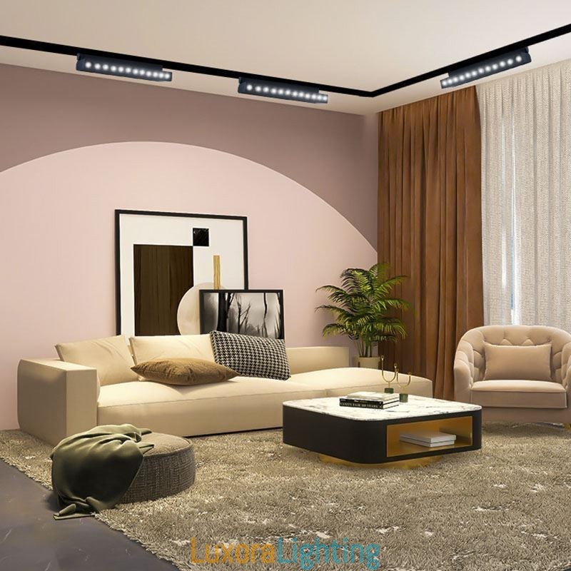 Designer Touch Decorative Recessed Track Grille Spotlight Track Strip Spotlight Magnetic Fold Grille Spotlight 36V