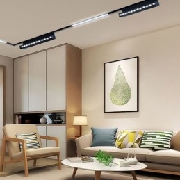 Designer Touch Decorative Recessed Track Grille Spotlight Track Strip Spotlight Magnetic Fold Grille Spotlight 36V