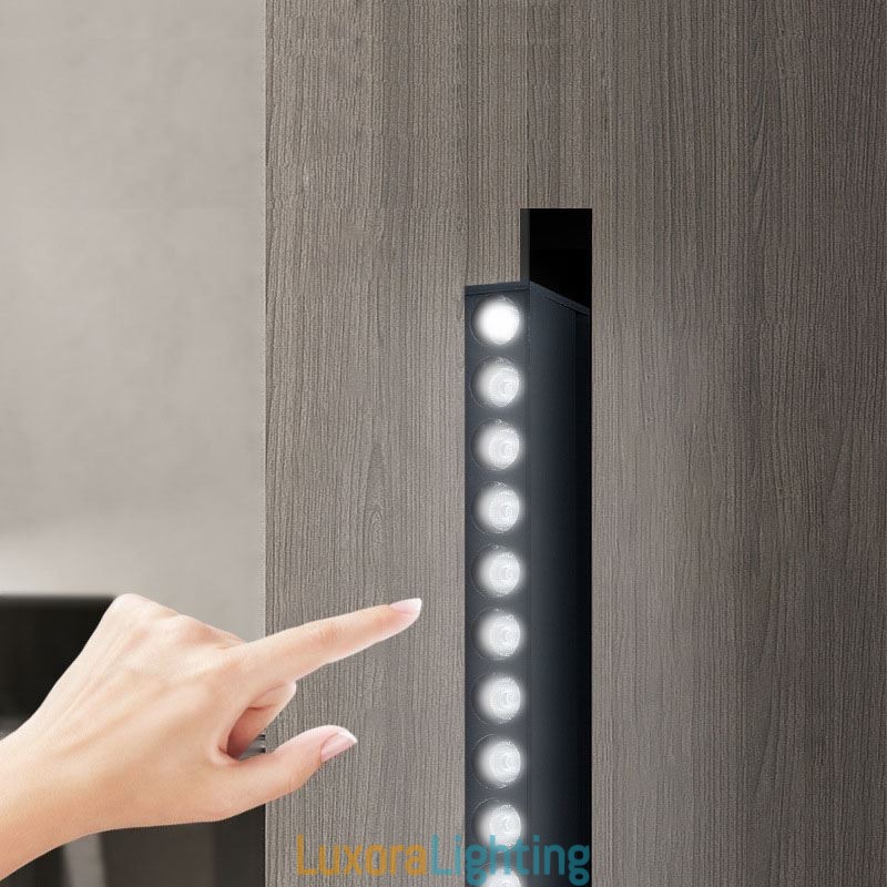 Designer Touch Decorative Recessed Track Grille Spotlight Track Strip Spotlight Magnetic Fold Grille Spotlight 36V