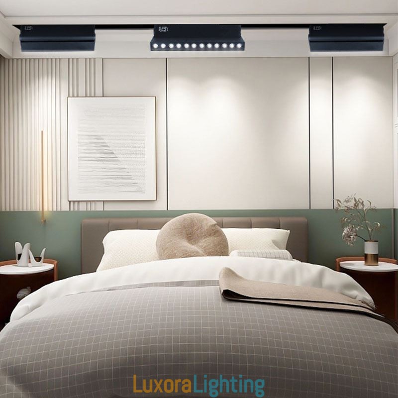 Designer Touch Decorative Recessed Track Grille Spotlight Track Strip Spotlight Magnetic Fold Grille Spotlight 36V