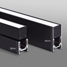 Designer Touch Decorative Recessed Track Lighting Rails Magnetic Aluminum Track Surface Profile Ultra Thin Track Light Strip 100cm